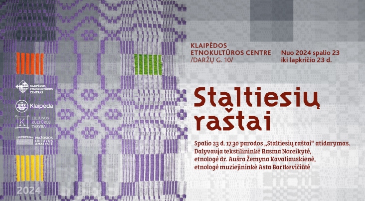 Parodos „Staltiesių raštai“ atidarymas