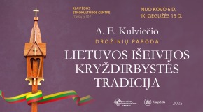 A. E. Kulviečio drožinių paroda „Lietuvos išeivijos kryždirbystės tradicija“